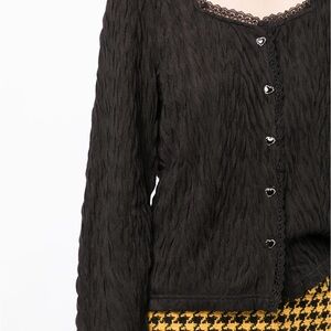 NWT b+ab Sleek Black cardigan jacket